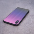 Miniatyrbilde 5 av 5: Mocco Aurora Glass Silicone Back Case for Apple iPhone 6 Plus / 6S Plus Pink - Black