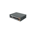 Pikkukuva 3 / 4: Mikrotik Wired Ethernet Router RB760iGS, hEX S, Dual Core 880MHz CPU, 256MB RAM, 16 MB (MicroSD), 5xGigabit LAN, 1xSFP, USB, IPsec hardware encryption