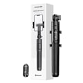 Miniatyrbillede 1 af 3: SELFIE STICK Ugreen, "LP586",  pt. smartphone, pliabil + telecomanda bluetooth, functie de trepied, Bluetooth 4.2, baterie CR1632, aluminiu, alb "1506
