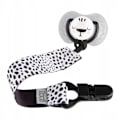 Pikkukuva 2 / 3: LOVI Soother Clip with Ribbon Salt&Pepper 51/024