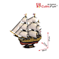 Miniatyrbillede 2 af 3: CUBICFUN 3D puzzle HMS Victory