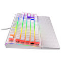 Miniatyrbillede 7 af 8: Endorfy herní klávesnice Omnis OWH Pudd.Kailh BL RGB / USB / blue switch / drátová /mechanická/US layout/bílá RGB