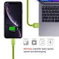 Miniatyrbillede 6 af 6: Swissten Datový Kabel Textile Usb / Lightning 1,2 M Zelený