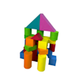 Miniatyrbillede 2 af 3: 41 Piece Construction Foam Blocks for Kids