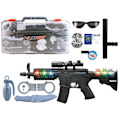 Miniatyrbilde 1 av 3: Police Set in a Suitcase Police Set 9 Pieces + Suitcase