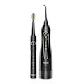 Pikkukuva 1 / 4: Sonic toothbrush with tip set and water fosser FairyWill FW-5020E + FW-E11 (black)
