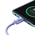 Miniatyrbillede 1 af 8: Baseus Crystal Shine cable USB-C to USB-C, 100W, 1.2m (purple)