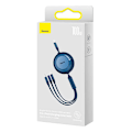 Miniatyrbillede 4 af 5: USB-C 3-in-1 cable  Baseus Bright Mirror 4 for micro USB / USB-C / Lightning 100W / 3.5A 1.1m (Blue)