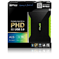 Pikkukuva 3 / 3: Silicon Power external hard drive Armor A15 1TB, black