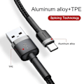 Miniatyrbillede 4 af 11: Baseus CATKLF-UG1 USB cable 3 m USB A USB C Black
