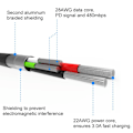 Miniatyrbillede 3 af 6: Swissten Datový Kabel Textile Usb / Lightning 1,2 M Zelený