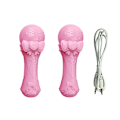 Miniatyrbillede 7 af 8: Music Box on Stand Microphone Speaker Pink