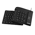 Miniatyrbilde 6 av 6: Logilink | Flexible waterproof Keyboard USB + PS/2 | ID0019A | Flexible keyboard | Wired | DE | Black