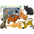 Pikkukuva 1 / 3: Set of 6 Figures  Domestic cats of various breeds
