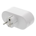 Miniatyrbilde 3 av 4: DELTACO SMART HOME switch, WiFi 2.4GHz, energy monitoring, 2xCEE 7/3, 13A, timer, white / SH-P02E