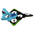 Miniatyrbillede 5 af 9: Airplane Fighter R/C Blue