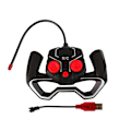 Miniatyrbillede 2 af 6: Remote Controlled Terrain Car R/C 1:18 Red.