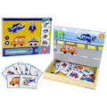 Miniatyrbillede 1 af 4: Magnetic Jigsaw Book Transport Puzzle Cards