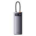 Miniatyrbillede 5 af 6: Hub 7in1 Baseus Metal Gleam Series, USB-C to 3x USB 3.0 + 2x HDMI + USB-C PD + Ethernet RJ45