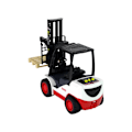 Miniatyrbilde 3 av 7: Forklift Truck Moving Fork Pallet.