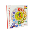 Pikkukuva 1 / 5: Wooden Educational Sorter Clock Learning Numbers Shapes Colours