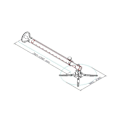 Miniatyrbillede 5 af 7: Neomounts BEAMER-W100SILVER Beamer wall mount - d 73-123 cm - full motion