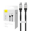 Pikkukuva 1 / 10: CABLU alimentare si date Baseus, Fast Charging Data Cable pt. smartphone, USB Type-C (T) la USB Type-C (T),  E-marker, 100W, 1m, negru, "CAKW000201" (