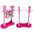 Pikkukuva 5 / 10: Pink Iron Ironing Set Ironing Board Hangers