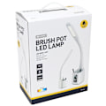 Miniatyrbilde 2 av 4: Platinet desk lamp with pen holder PDLU6 7W (43600)