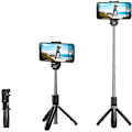 Miniatyrbillede 2 af 9: Natec selfie stick-tripod Alvito BT, black