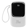 Miniatyrbilde 2 av 6: Baseus Qpow PRO Powerbank with Lightning cable USB-C / USB / 20000mAh / 20W