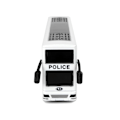 Pikkukuva 3 / 8: White Double-decker Police Bus with Pull Down Sound