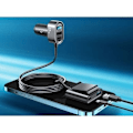 Pikkukuva 8 / 11: Joyroom Car Charger 5-in-1, C+C+U+U+U, QC 3.0, PD 3.0, FCP, AFC, 12V/24V, 72W, Black (JR-CL05)