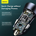 Pikkukuva 6 / 11: Baseus Pro Golden Contactor Сar Сharger USB / USB-C / QC4.0 / PD / SCP / 40W