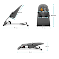 Miniatyrbilde 4 av 11: KINDERKRAFT bouncer MIMI, grey, KBMIMI00GRY0000