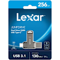 Miniatyrbillede 3 af 4: MEMORY DRIVE FLASH USB3.1 256G/D400 LJDD400256G-BNQNG LEXAR