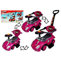 Pikkukuva 1 / 11: Toddlers Ride On Push Along with Parent Handle Mega Car 3in1 Pink