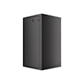 Miniatyrbillede 3 af 11: Lanberg wall-mounted installation rack cabinet 19'' 22U 600x600mm black (glass door)