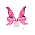 Miniatyrbilde 2 av 4: LED Melody Pink Fairy Butterfly Wings Set