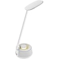 Miniatyrbillede 6 af 6: Platinet desk lamp with speaker & USB charger PDLU9A 18W (44123)