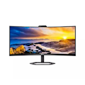 Miniatyrbild 1 av 3: Monitor 34 cale 34E1C5600HE VA HDMI DP USB-C HAS Kamera Głośniki