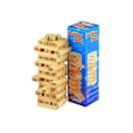 Pikkukuva 1 / 3: 54pcs Wooden Tumbling Tower Blocks Game+Dice
