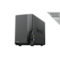 Pikkukuva 1 / 3: Synology | Tower NAS | DS224+ | up to 2 HDD/SSD | Intel Celeron | J4125 | Processor frequency 2.0 GHz | 2 GB | DDR4