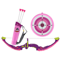 Miniatyrbilde 2 av 4: Sporting Bow Shooting Set Shield Arrows Suction Cups Pink