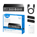 Miniatyrbillede 2 af 4: Cudy GS1016 network switch Gigabit Ethernet (10/100/1000) Black