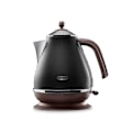Miniatyrbillede 1 af 3: Delonghi | Icona Vintage | KBOV2001BK | Standard kettle | 2000 W | 1.7 L | Stainless steel | 360° rotational base | Black