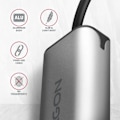 Miniatyrbilde 1 av 3: Axagon ADE-25R SUPERSPEED USB-A 2.5 GIGABIT ETHERNETCompact aluminum USB-A 3.2 Gen 1 2.5 Gigabit Ethernet 10/100/1000/2500 Mbit adapter with automatic
