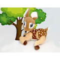 Miniatyrbillede 2 af 3: BAMBOLINA plush Daisy with moving glitter eyes and speaking three fairy tales, LV version, BD2021LV