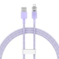 Miniatyrbillede 4 af 10: Fast Charging cable Baseus USB-A to Lightning Explorer Series 1m 2.4A (purple)