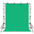 Miniatyrbillede 3 af 3: Photo studio background support Puluz 2x2m + Backdrops 3 pcs PKT5204